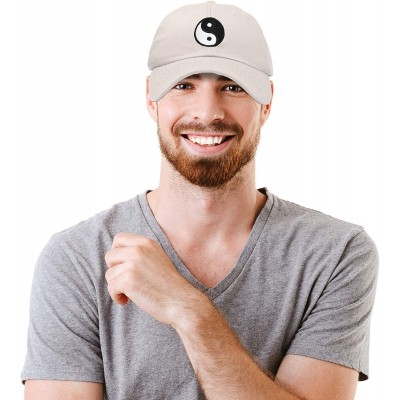 Baseball Caps Ying Yang Dad Hat Baseball Cap Zen Peace Balance Philosophy - Beige - CB18XI8QWK0 $13.66