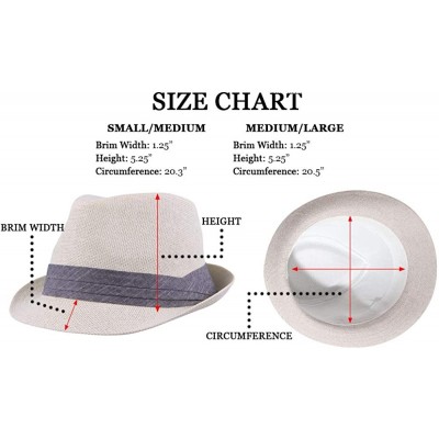 Fedoras Men's Women's Manhattan Structured Gangster Trilby Wool Fedora Hat Classic Timeless Light Weight - Grey 1 - C518ARR2T...