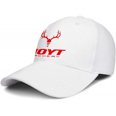 Baseball Caps Men Baseball Cap Fashion Adjustable Mesh Archery Red Dad Trucker Golf Hat - White-3 - C518A2WNZNU $21.92