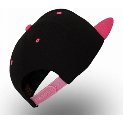 Baseball Caps USA Mexico Flag Combination Snapback Cap HAT - Black/Pink - CL198AYKUOD $20.53