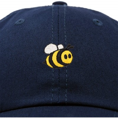 Baseball Caps Bumble Bee Baseball Cap Dad Hat Embroidered Womens Girls - Navy Blue - C018W37CICI $10.22