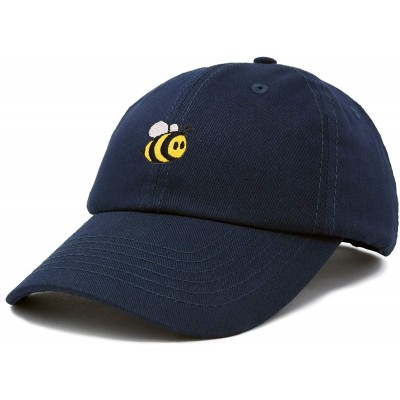 Baseball Caps Bumble Bee Baseball Cap Dad Hat Embroidered Womens Girls - Navy Blue - C018W37CICI $10.22