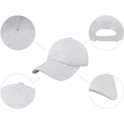 Baseball Caps Plain Baseball Cap- 100% Cotton Classic Baseball Hat- Low Profile Plain Adjustable Dad Caps for Men and Women -...