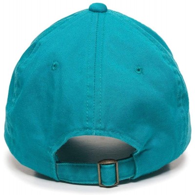 Baseball Caps Crying Cat Baseball Cap Embroidered Cotton Adjustable Dad Hat - Teal - C718AEHUW5U $16.57