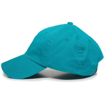 Baseball Caps Crying Cat Baseball Cap Embroidered Cotton Adjustable Dad Hat - Teal - C718AEHUW5U $16.57