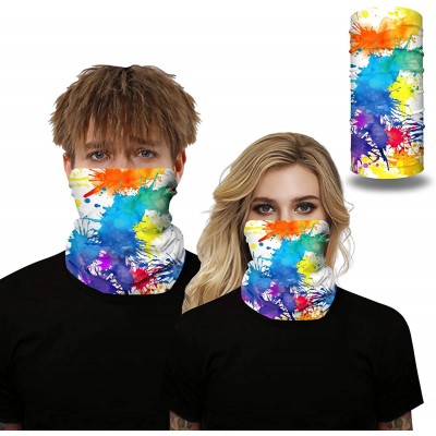 Balaclavas Seamless Face Mask Neck Gaiter Protection Windproof Face Mask Scarf - Color Paint26 - C1197SLTHS6 $11.62