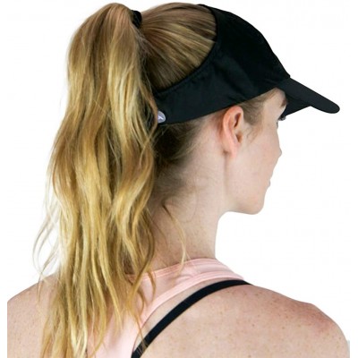 Baseball Caps Active - Ponytail Messy Bun Baseball Cap for Women - The Ultimate Ponytail Hat - Black - CK18LMY43R2 $19.84