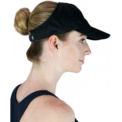 Baseball Caps Active - Ponytail Messy Bun Baseball Cap for Women - The Ultimate Ponytail Hat - Black - CK18LMY43R2 $19.84