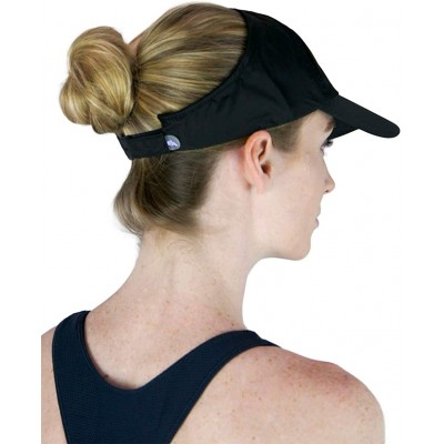 Baseball Caps Active - Ponytail Messy Bun Baseball Cap for Women - The Ultimate Ponytail Hat - Black - CK18LMY43R2 $19.84