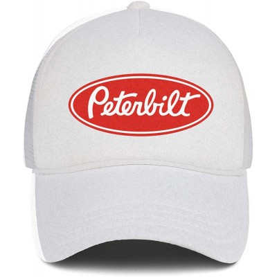 Baseball Caps Men Novel Baseball Caps Adjustable Mesh Dad Hat Strapback Cap Trucks Hats Unisex - White-4 - C518AH0OOH0 $21.57