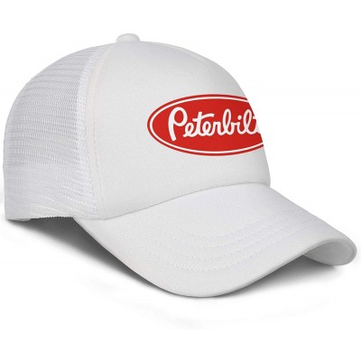 Baseball Caps Men Novel Baseball Caps Adjustable Mesh Dad Hat Strapback Cap Trucks Hats Unisex - White-4 - C518AH0OOH0 $21.57