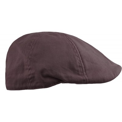 Newsboy Caps Mens Summer Cotton Newsboy Cap- Duck Bill Ivy- Golf Hat- Irish Pub Cap - Brown - CK180MCEMK9 $13.60