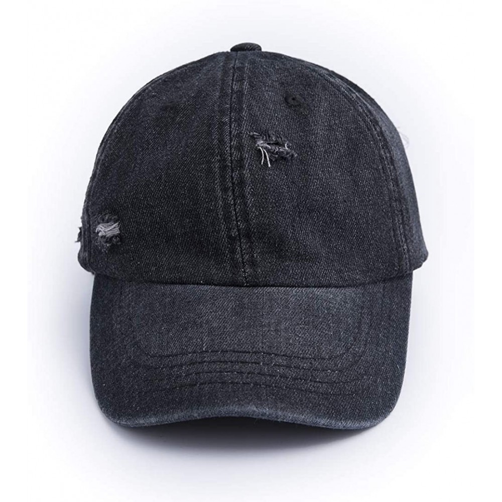 Baseball Caps Base Ball Cap for Women and Men Kids - Dark Jean - CV18Y3ASST6 $9.26