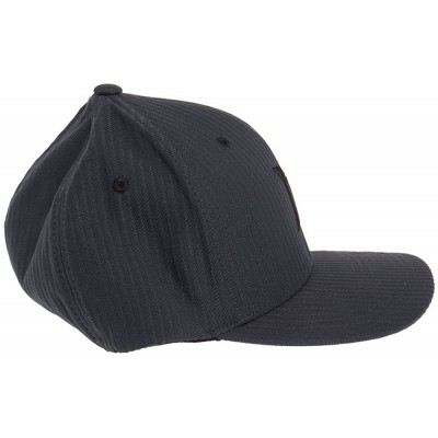 Baseball Caps Men's Black Textures Baseball Cap - Black Flow - CG185UWC7QG $27.79