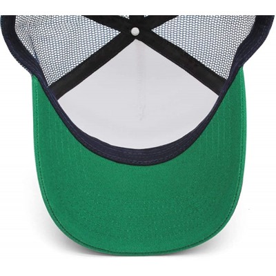 Baseball Caps W900-Trucks Baseball Cap for Men Novel Adjustable Mesh Hat Dad Strapback Hats - Green-1 - CN18AH0R7O6 $19.71