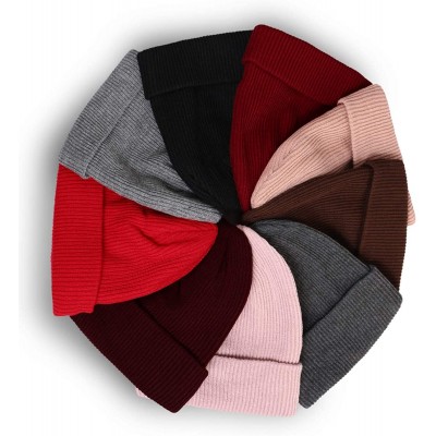 Skullies & Beanies Women's Casual Winter Acrylic Knit Beanie for Men and Women - A Brown - CX193QDSX79 $10.50