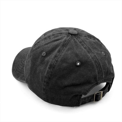 Baseball Caps Unisex Sorta Sweet Sorta Savage Denim Hat Adjustable Washed Dyed Cotton Dad Baseball Caps - Black 1 - CT18NK0RI...