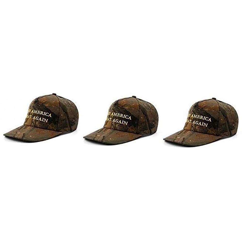 Baseball Caps Make America Great Again Hat [3 Pack]- Donald Trump USA MAGA Cap Adjustable Baseball Hat - Original Hunt - CM18...