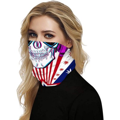 Headbands Premium Quality Seamless Bandana/Face Scarf Raves- Music Festivals- Dust- Multipurpose - Color8 - C6199EGAG8U $8.46