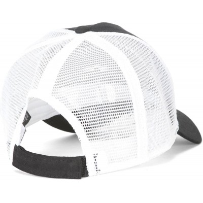 Baseball Caps Jersey Knit Five Panel Pro Style Mesh Back Caps - Black/Black - CS12L9XKCPV $13.89