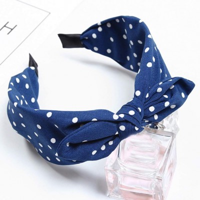 Headbands Sweet Bowknot Headband Headwrap - Yellow - C318O8HII9W $7.76