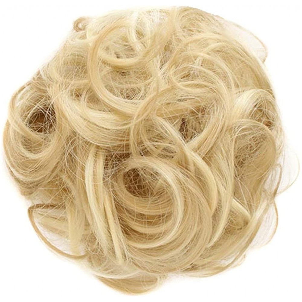 Fedoras Extensions Scrunchies Pieces Ponytail - B-f - CR18YO38ZWS $9.73