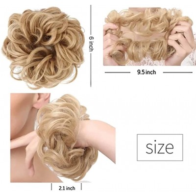 Fedoras Extensions Scrunchies Pieces Ponytail - B-f - CR18YO38ZWS $9.73