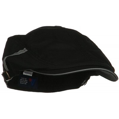 Newsboy Caps New Sandwich Bill Ivy Cap - Black - C318GYZ6D9U $23.44