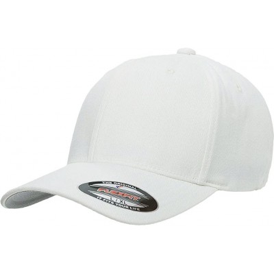 Baseball Caps Custom Embroidered Hat. Create Your Logo with Your Name and Initials. Flexfit Cap. - White - CU18CUWWWMA $27.94