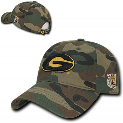 Baseball Caps University of Grambling State Gram Tigers Woodland Camo Camouflage Cotton Polo Style Baseball Ball Cap Hat - CA...