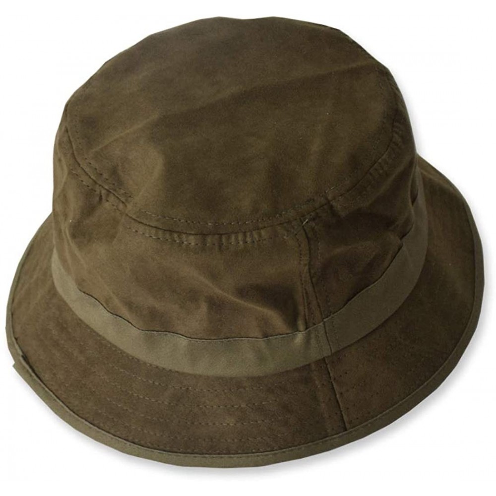 Sun Hats Women Bucket Summer Sun Hat UV Protection UPF 50 + Cotton Cap Wide Brim Beach Holiday Hat Packable - Army Green - CN...