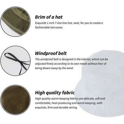 Sun Hats Women Bucket Summer Sun Hat UV Protection UPF 50 + Cotton Cap Wide Brim Beach Holiday Hat Packable - Army Green - CN...