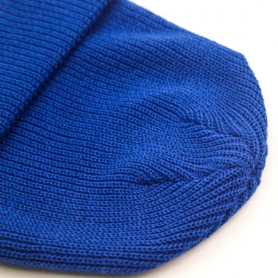 Skullies & Beanies Warm Daily Slouchy Beanie Hat Knit Cap for Men and Women - Blue - CK187Y2GSCD $10.38