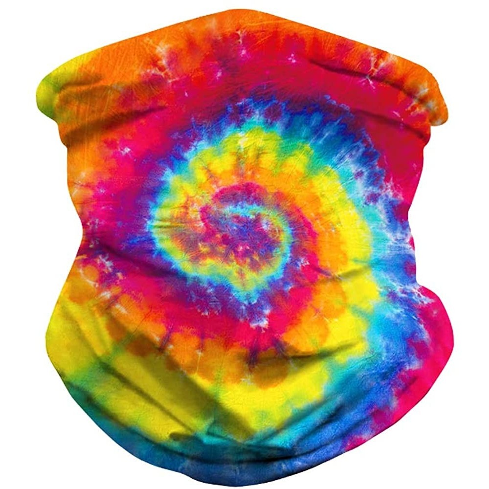 Balaclavas Face Mask Seamless Rave Bandana Dust Wind UV Protection Neck Gaiter Mask Headwear - Tie-dye3 - CL197SUEYCT $14.00