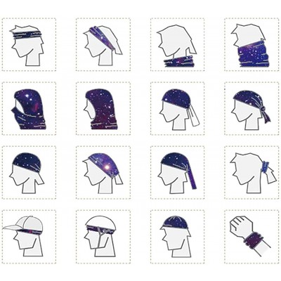 Balaclavas Face Mask Seamless Rave Bandana Dust Wind UV Protection Neck Gaiter Mask Headwear - Tie-dye3 - CL197SUEYCT $14.00