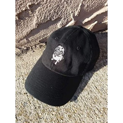 Baseball Caps Pug Style Dad Hat Washed Cotton Polo Baseball Cap - Black - CW188OS5YM3 $18.66