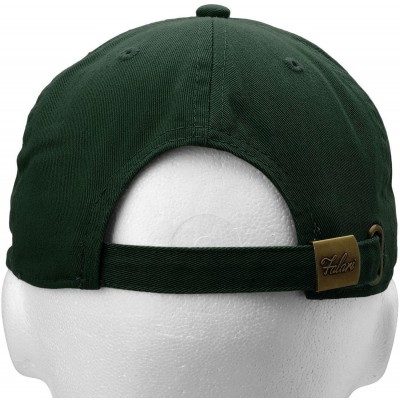 Baseball Caps Classic Baseball Cap Dad Hat 100% Cotton Soft Adjustable Size - Dark Green - CS11AT3SMUT $10.50