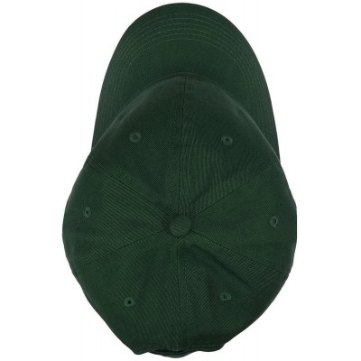 Baseball Caps Classic Baseball Cap Dad Hat 100% Cotton Soft Adjustable Size - Dark Green - CS11AT3SMUT $10.50