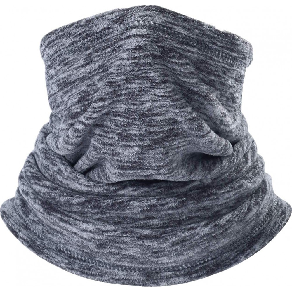 Balaclavas Neck Warmer Gaiter Fleece Ski Winter Balaclava Face Scarf Cover - 1 Pack Grey - CQ18AE9TGYA $11.54