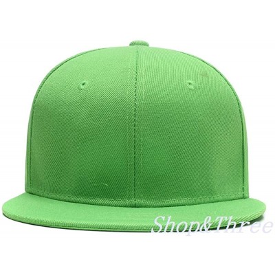 Baseball Caps Custom Embroidered Baseball Cap Personalized Snapback Mesh Hat Trucker Dad Hat - Hiphop Green-1 - C918HLE5O2Z $...