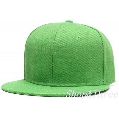 Baseball Caps Custom Embroidered Baseball Cap Personalized Snapback Mesh Hat Trucker Dad Hat - Hiphop Green-1 - C918HLE5O2Z $...