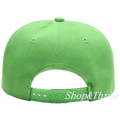 Baseball Caps Custom Embroidered Baseball Cap Personalized Snapback Mesh Hat Trucker Dad Hat - Hiphop Green-1 - C918HLE5O2Z $...