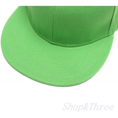 Baseball Caps Custom Embroidered Baseball Cap Personalized Snapback Mesh Hat Trucker Dad Hat - Hiphop Green-1 - C918HLE5O2Z $...