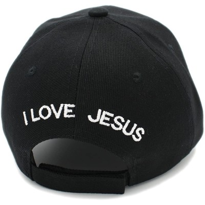 Baseball Caps Embroidered- Jesus- Bible Verse Religious Faith Cap Adjustable Hat - Anchor/Black - CZ185S03Z3S $18.35