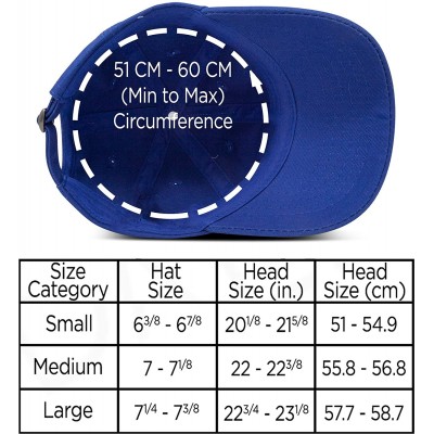 Baseball Caps Baseball Cap Dad Hat Plain Men Women Cotton Adjustable Blank Unstructured Soft - Royal Blue - C411JYDG7KD $10.92