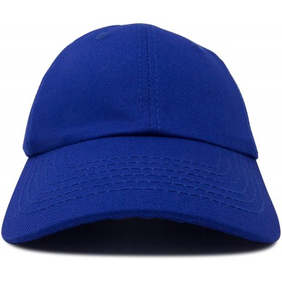 Baseball Caps Baseball Cap Dad Hat Plain Men Women Cotton Adjustable Blank Unstructured Soft - Royal Blue - C411JYDG7KD $10.92