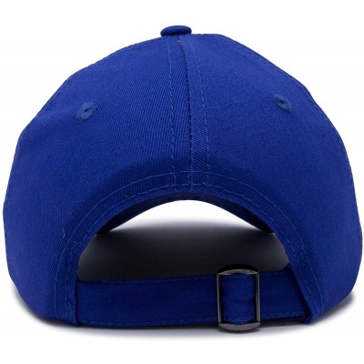 Baseball Caps Baseball Cap Dad Hat Plain Men Women Cotton Adjustable Blank Unstructured Soft - Royal Blue - C411JYDG7KD $10.92