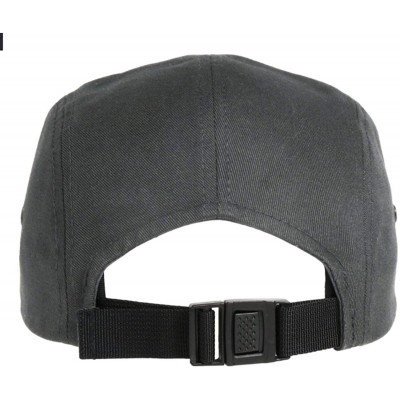 Baseball Caps Men's Flexfit Classic Jockey Cap Clip-Closure Adjustable hat 7005 - Black - CS11LN0XAIB $13.24