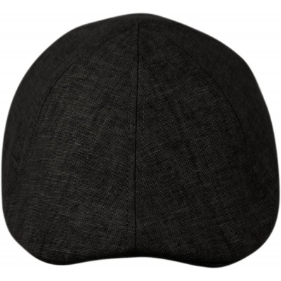 Newsboy Caps Men's Cool Summer Duckbill Ivy Cap- Newsboy Pub Irish Hat- Golf Cap - Black - C818GX7YRYN $8.53