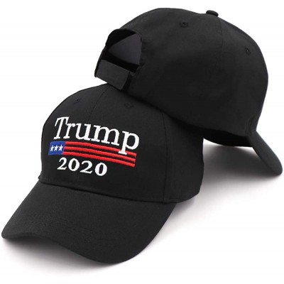 Baseball Caps Trump 2020 Keep America Great Campaign Embroidered USA Flag Hats Baseball Trucker Cap for Men and Women - CE18Y...